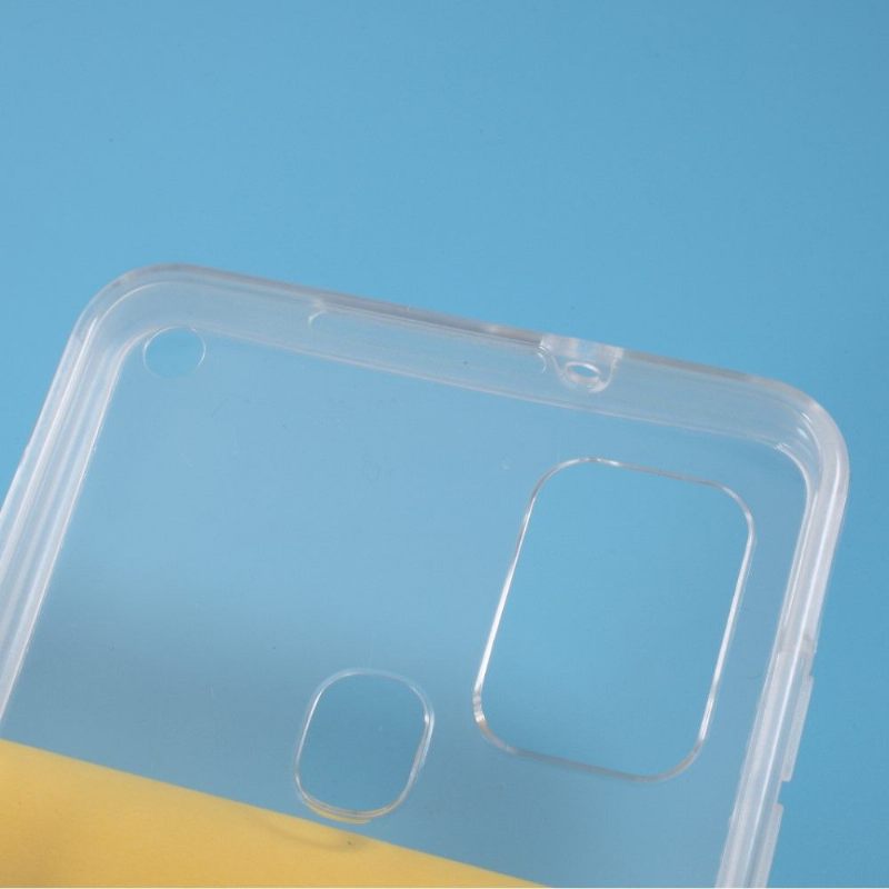 Hoesje voor Samsung Galaxy A21s Integraal Transparant (2 Stuks)