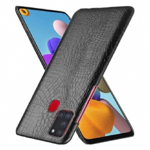 Hoesje voor Samsung Galaxy A21s Krokodil-effect