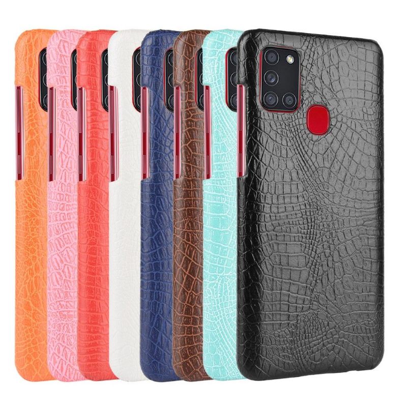 Hoesje voor Samsung Galaxy A21s Krokodil-effect