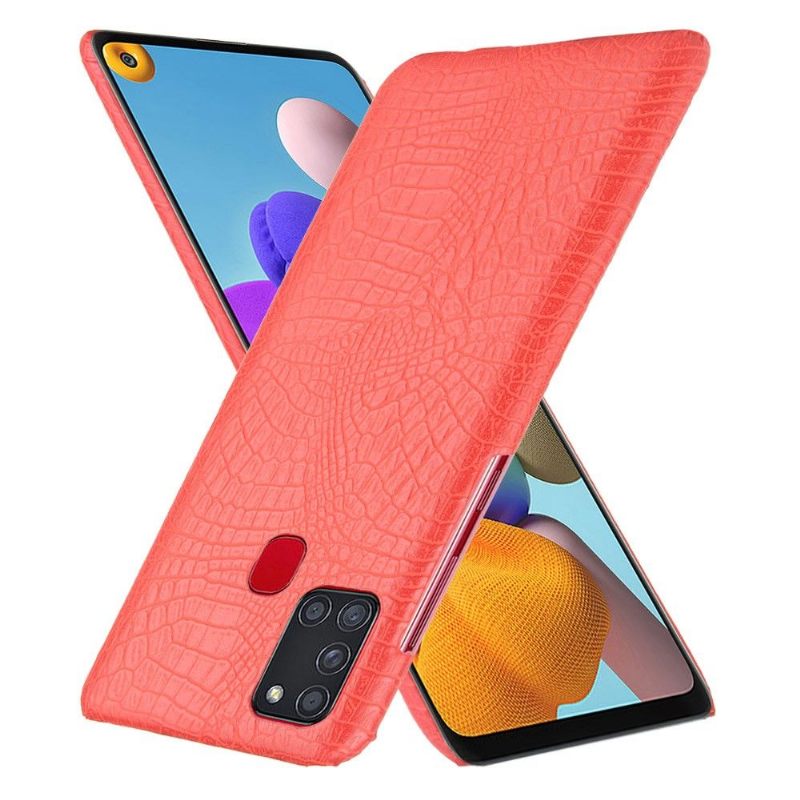 Hoesje voor Samsung Galaxy A21s Krokodil-effect
