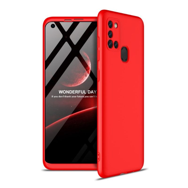 Hoesje voor Samsung Galaxy A21s Verwijderbare Matte Coating