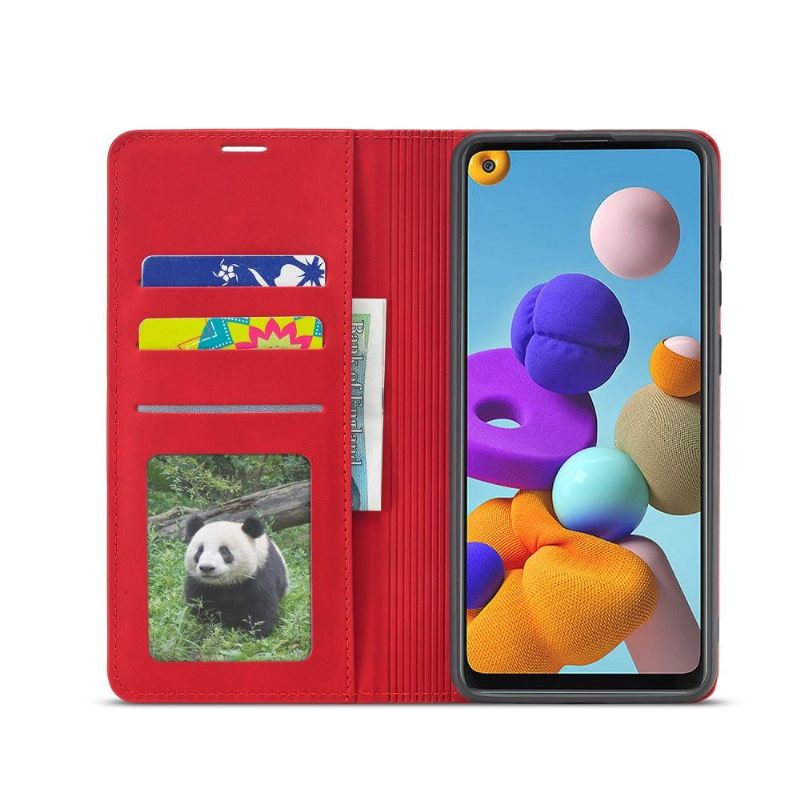 Leren Hoesje voor Samsung Galaxy A21s Fantasy Serie Kunstleer