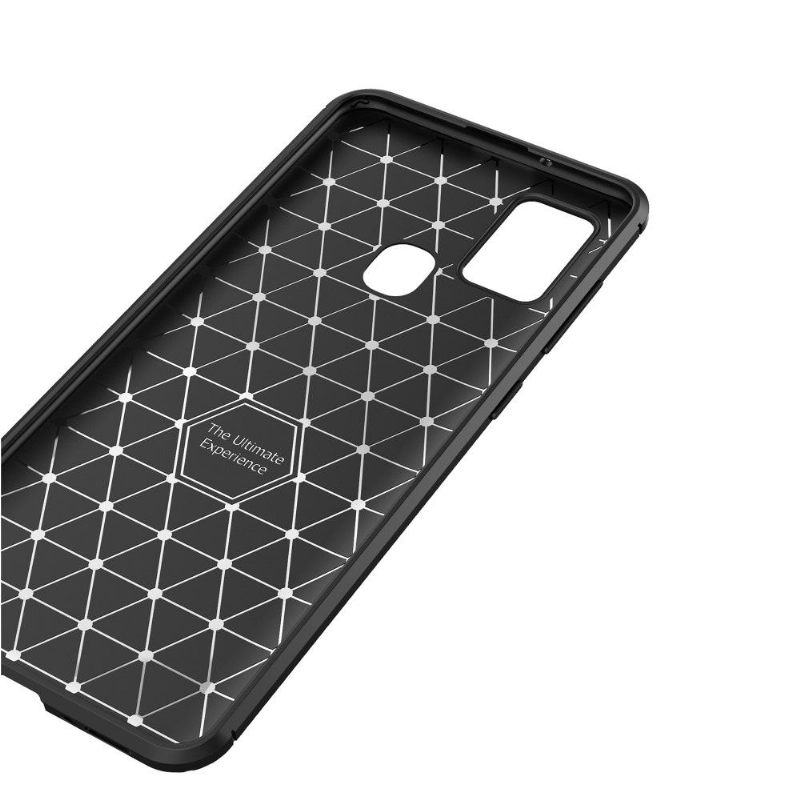 Telefoonhoesje voor Samsung Galaxy A21s Bescherming Karbon Stijlvol