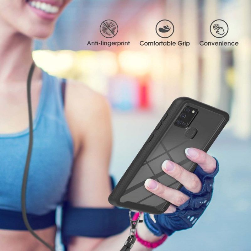 Telefoonhoesje voor Samsung Galaxy A21s Met Koord Stedelijke Serie