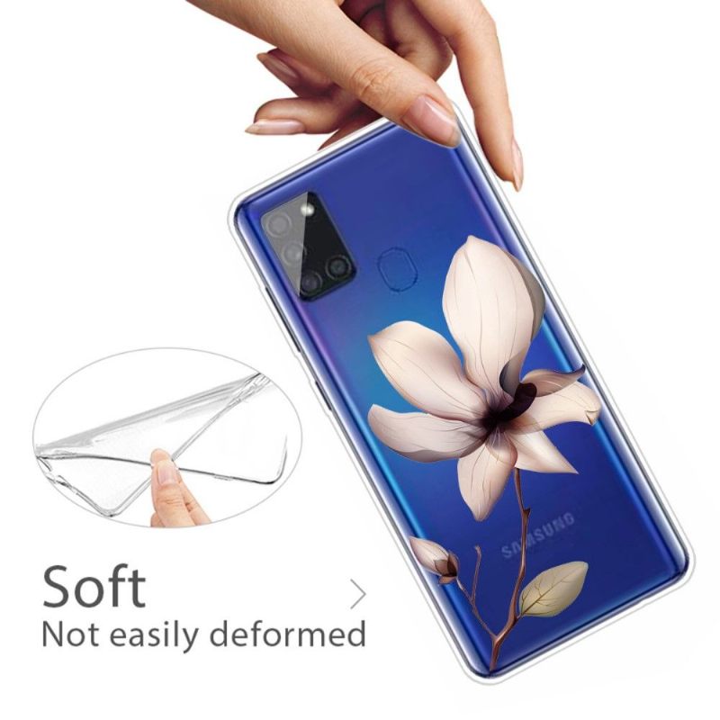 Telefoonhoesje voor Samsung Galaxy A21s Wilde Bloem