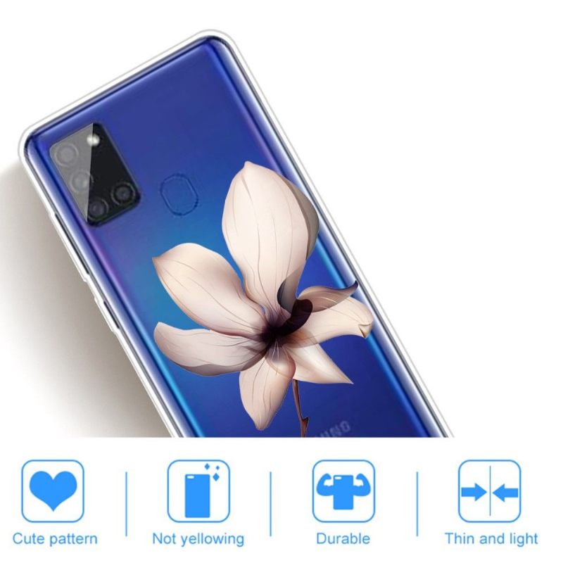Telefoonhoesje voor Samsung Galaxy A21s Wilde Bloem