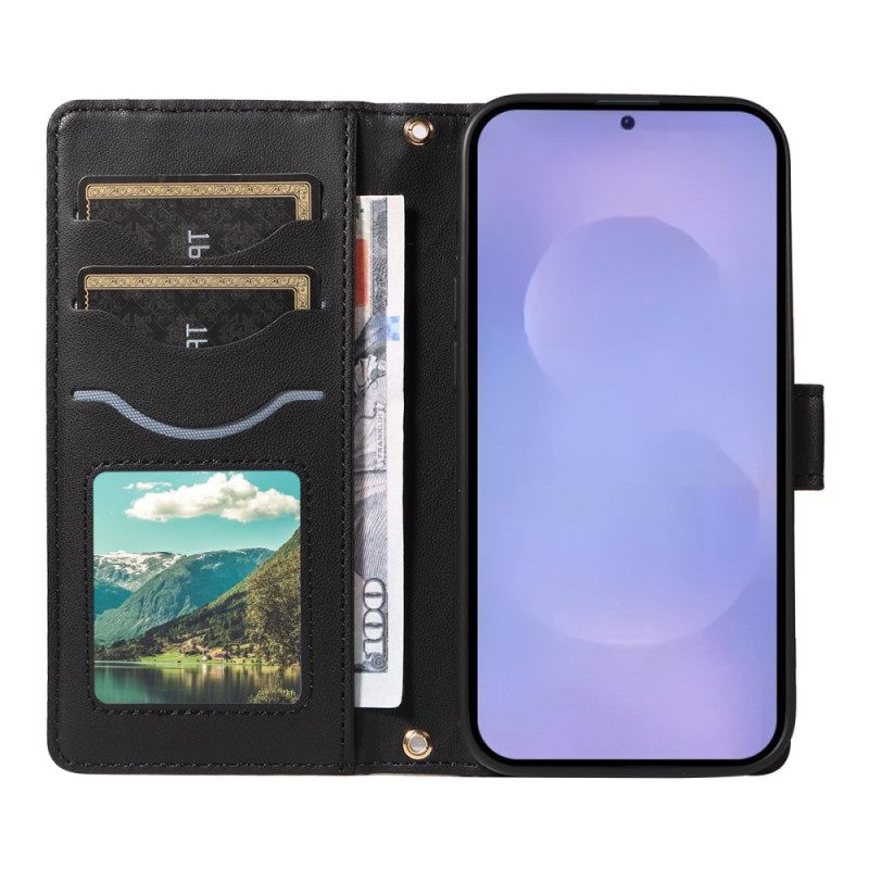 Bescherming Hoesje Samsung Galaxy S26 Gewatteerd Met Bandjes