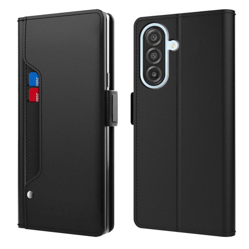 Bescherming Hoesje Samsung Galaxy S26 Verwijderbare Kaarthouder En Spiegel