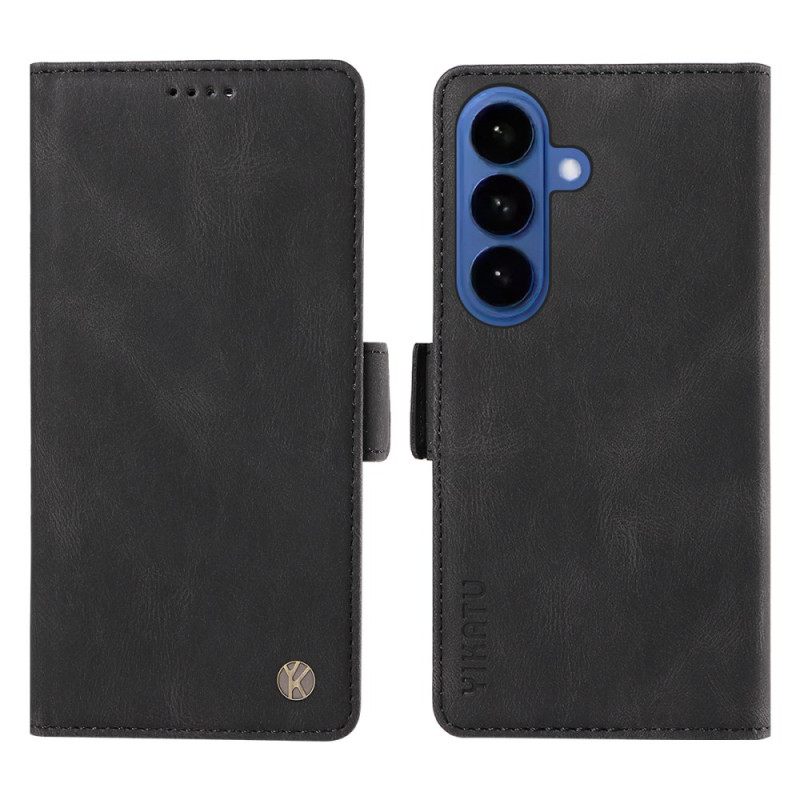 Bescherming Hoesje Samsung Galaxy S26 Yikatu Suède-effect