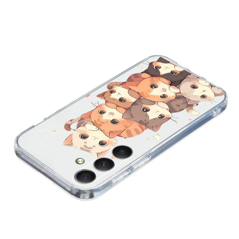 Case Hoesje Samsung Galaxy S26 Telefoonhoesje Meerdere Kittens