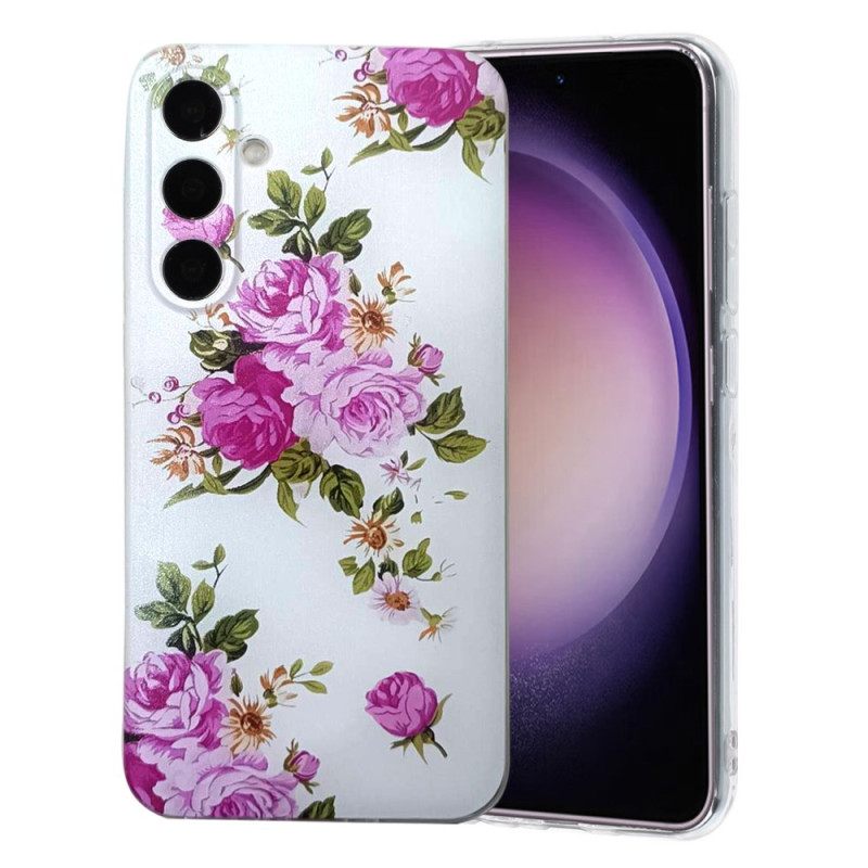 Case Hoesje Samsung Galaxy S26 Telefoonhoesje Roze Bloemen