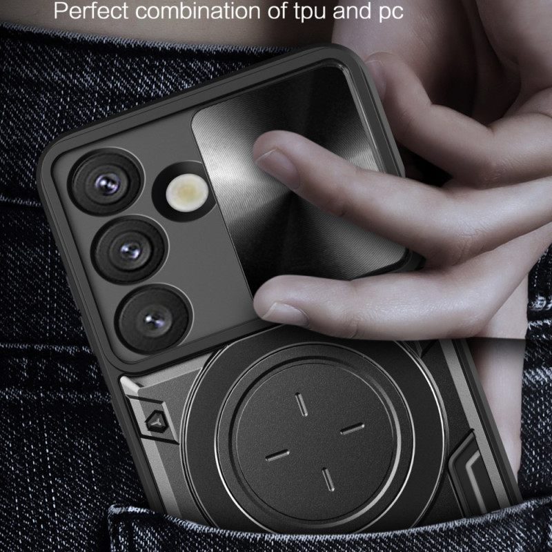 Case Hoesje Samsung Galaxy S26 Telefoonhoesje Schuifbare Camerastandaard En Hoes