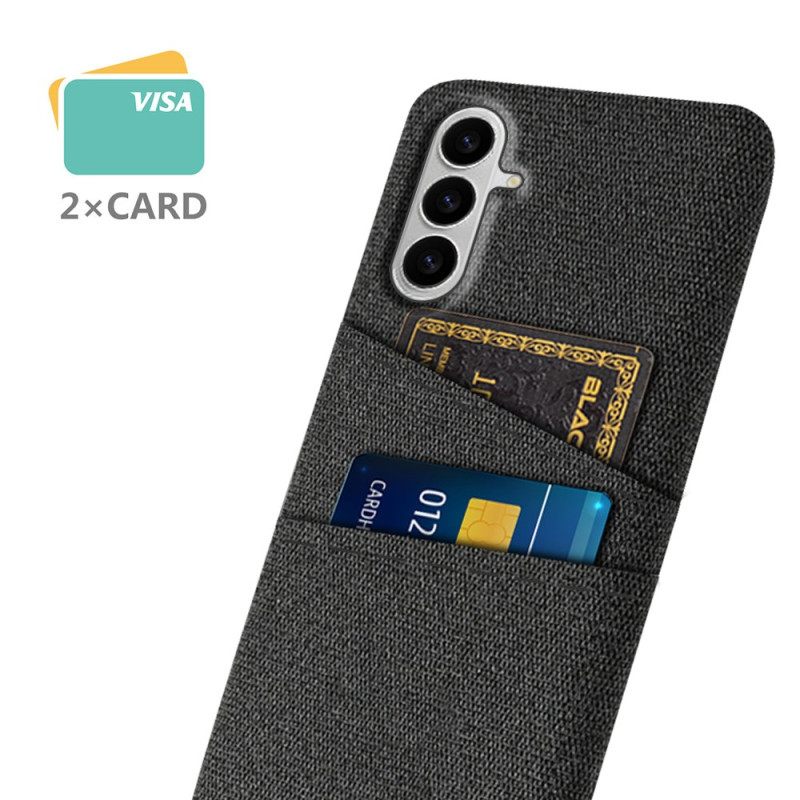 Case Hoesje Samsung Galaxy S26 Telefoonhoesje Stoffen Kaarthouder