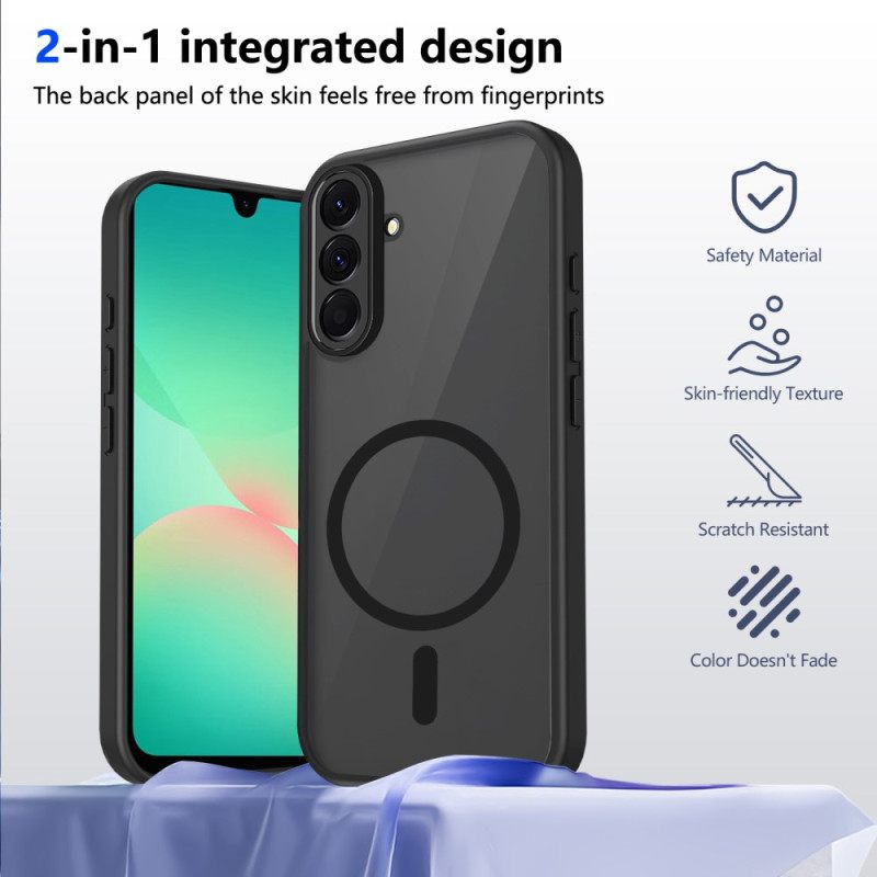 Cover Hoesje Samsung Galaxy S26 Telefoonhoesje Doorzichtige Magnetische Anti-val Hoes