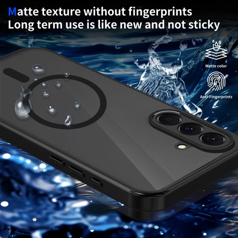 Cover Hoesje Samsung Galaxy S26 Telefoonhoesje Doorzichtige Magnetische Anti-val Hoes