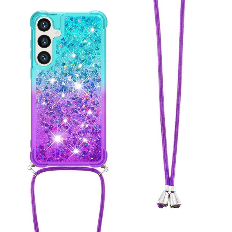 Cover Hoesje Samsung Galaxy S26 Telefoonhoesje Gradient Pailletten