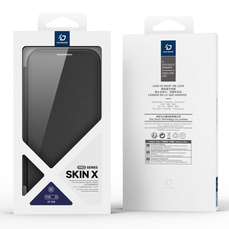 Flip Case Leren Samsung Galaxy S26 Dux Ducis Skin X Pro