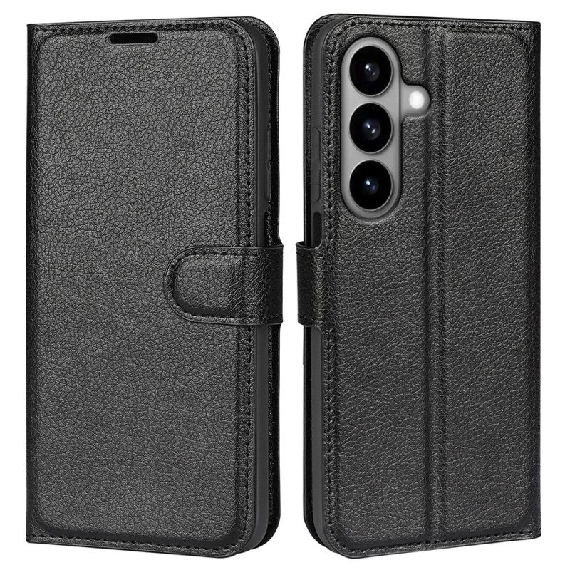 Flip Case Leren Samsung Galaxy S26 Lychee Kunstleer