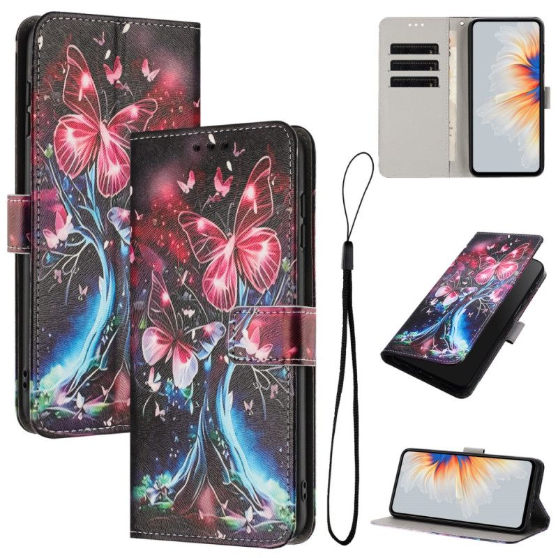 Flip Case Leren Samsung Galaxy S26 Vlinderboom