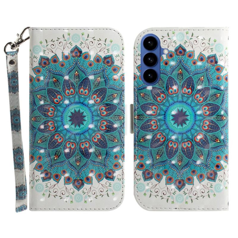 Folio-hoesje Samsung Galaxy S26 Groene Mandala Sleutelkoord