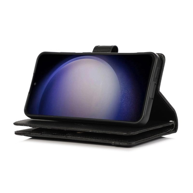 Folio-hoesje Samsung Galaxy S26 Magnetische Portemonnee En Koord