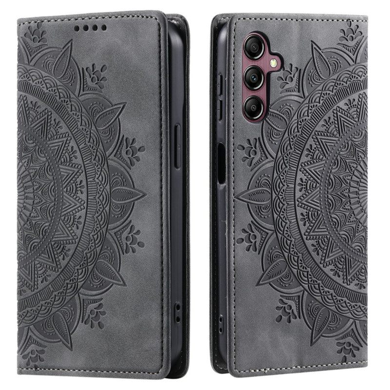 Folio-hoesje Samsung Galaxy S26 Mandala Suède-effect Bescherming Hoesje