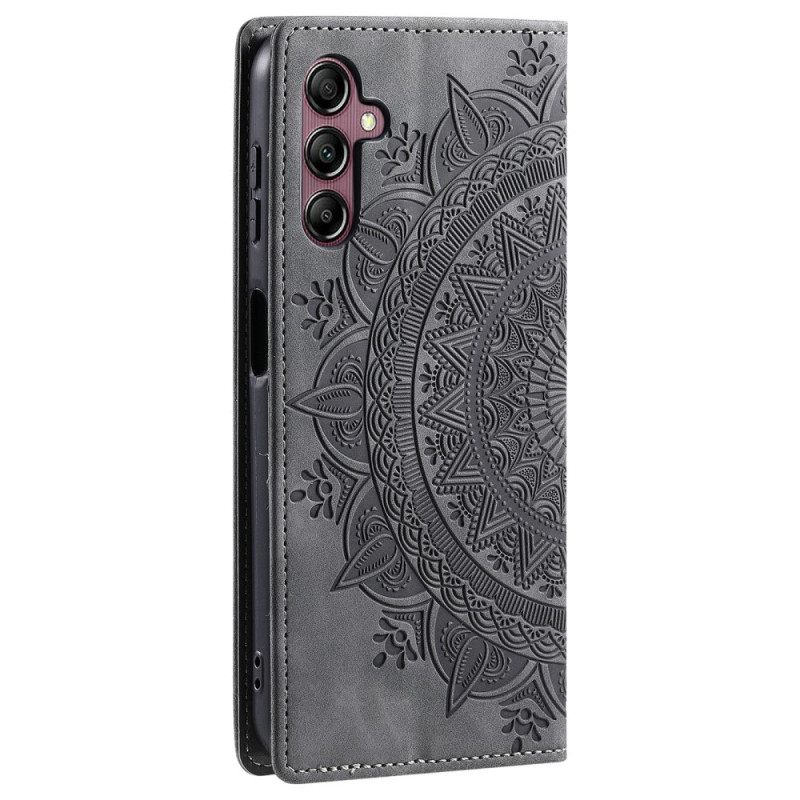 Folio-hoesje Samsung Galaxy S26 Mandala Suède-effect Bescherming Hoesje