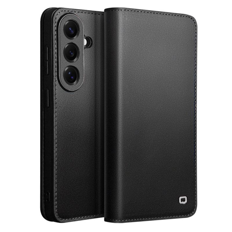 Folio-hoesje Samsung Galaxy S26 Qialino Matte Leren Portemonnee