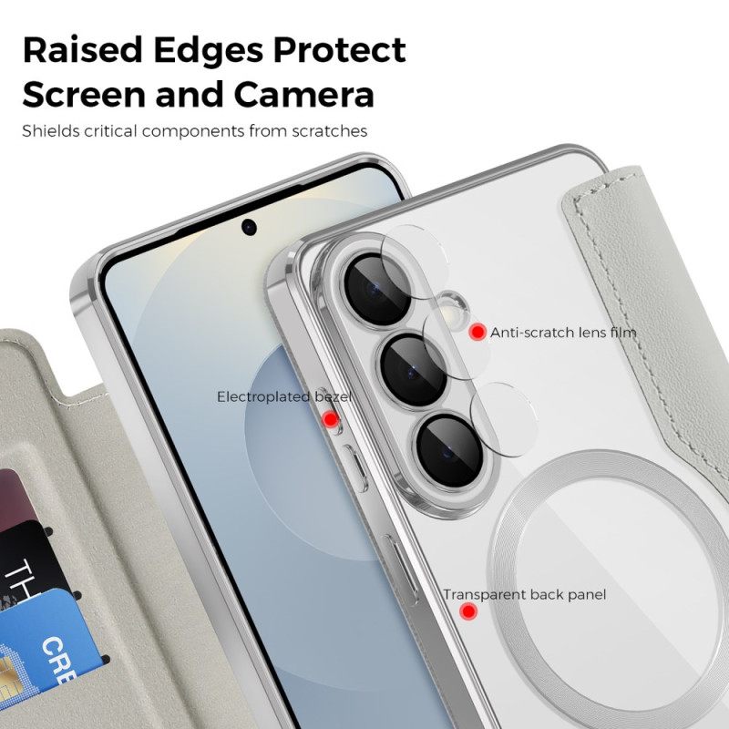 Folio-hoesje Samsung Galaxy S26 Rfid-kaarthouder En Gewatteerde Lensbeschermer Bescherming Hoesje