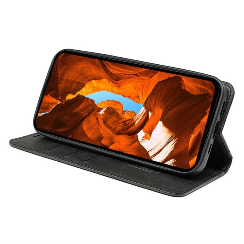 Folio-hoesje Samsung Galaxy S26 Telefoonhoesje Afwerking Met Leerlook