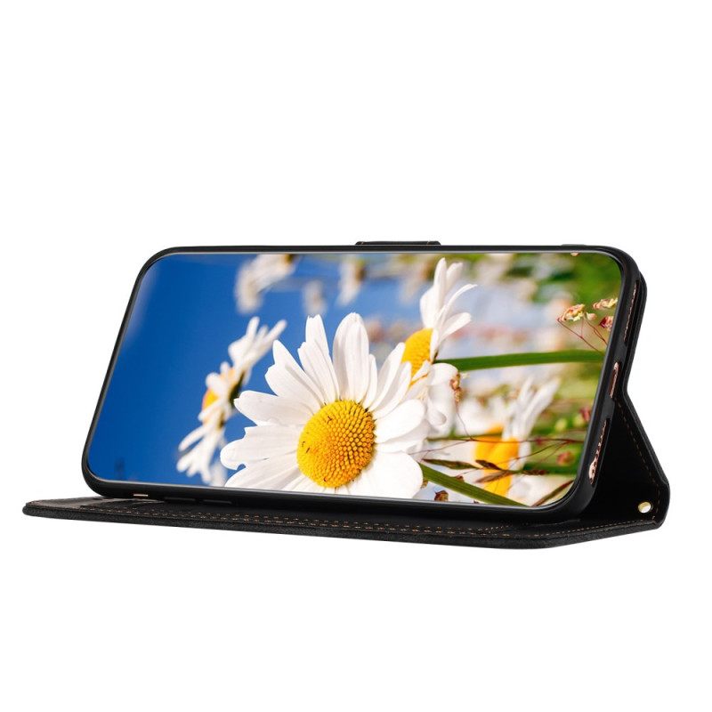 Folio-hoesje Samsung Galaxy S26 Telefoonhoesje Kaarthouder Met Bloemenpatroon