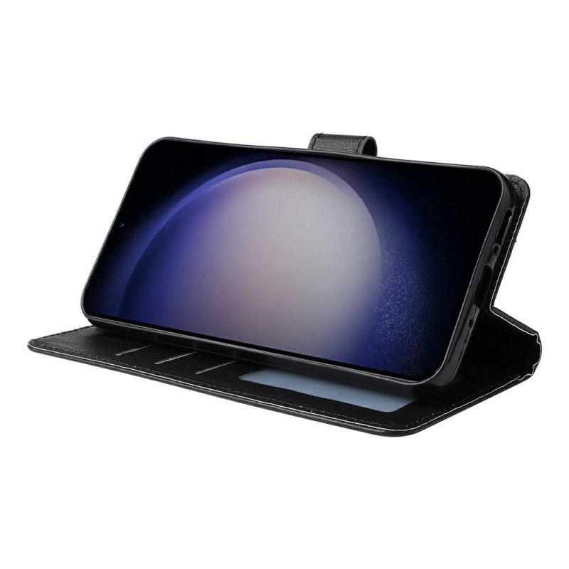 Folio-hoesje Samsung Galaxy S26 Telefoonhoesje Leerlook