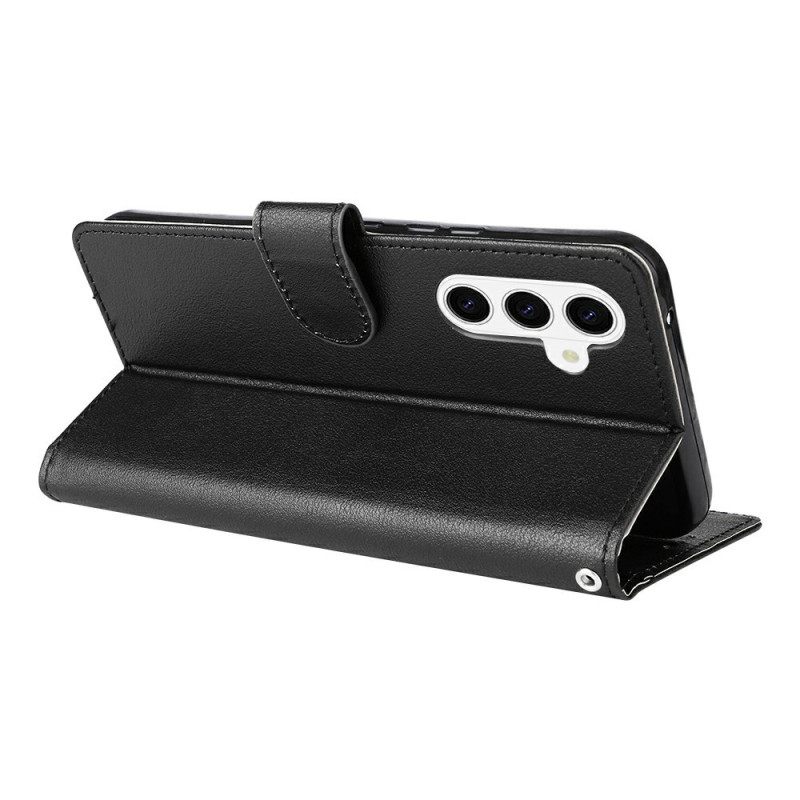 Folio-hoesje Samsung Galaxy S26 Telefoonhoesje Leerlook