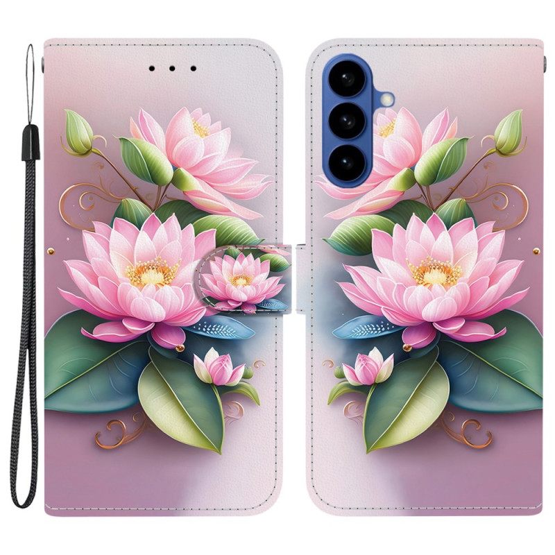 Folio-hoesje Samsung Galaxy S26 Telefoonhoesje Lotus