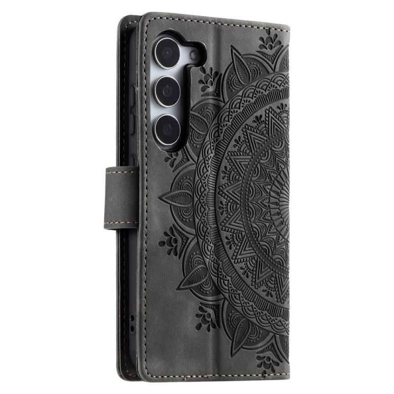 Folio-hoesje Samsung Galaxy S26 Telefoonhoesje Mandala Suède-effect