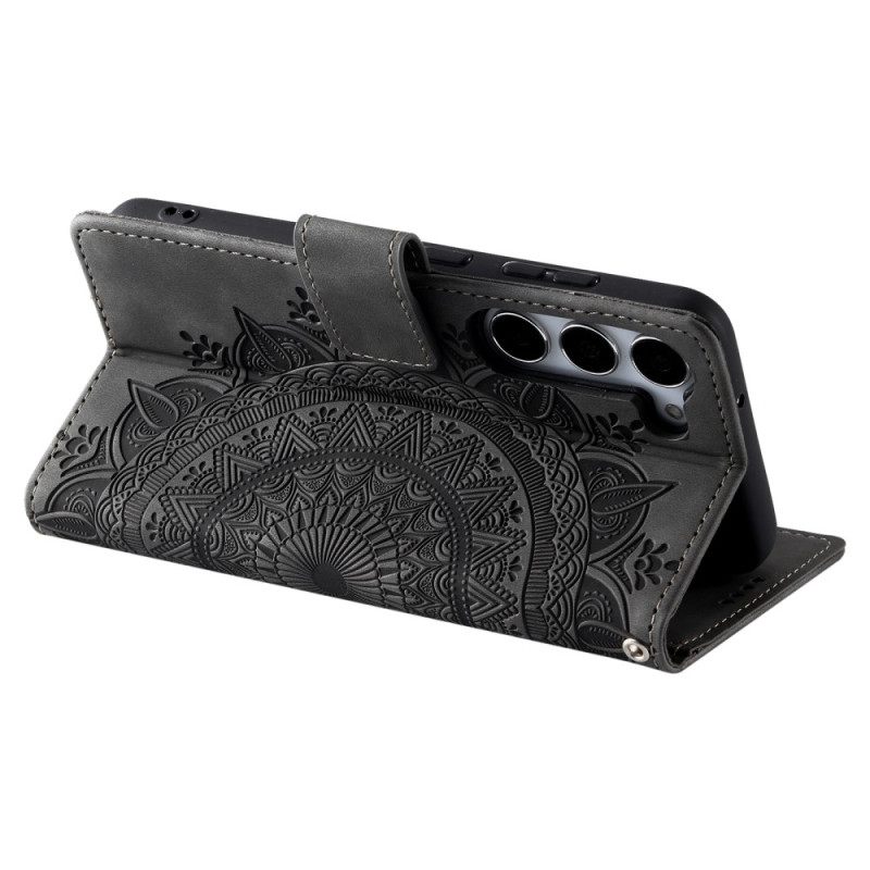 Folio-hoesje Samsung Galaxy S26 Telefoonhoesje Mandala Suède-effect