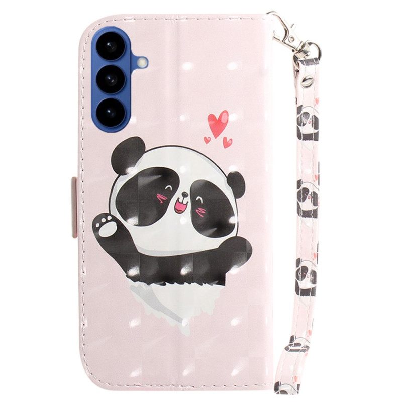 Folio-hoesje Samsung Galaxy S26 Telefoonhoesje Panda Liefde