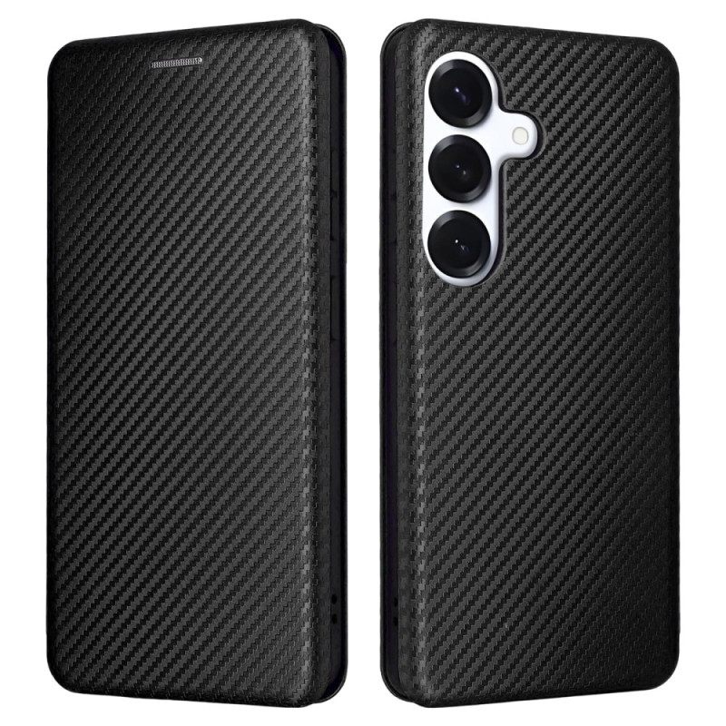 Folio-hoesje Voor Samsung Galaxy S26 Carbon Met Vezelstructuur