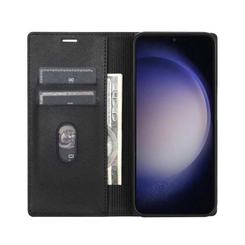 Folio-hoesje Voor Samsung Galaxy S26 Magnetische Sluiting Met Leerlook