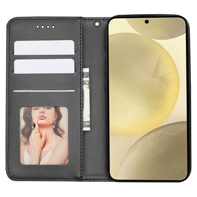 Folio-hoesje Voor Samsung Galaxy S26 Rasterpatroon