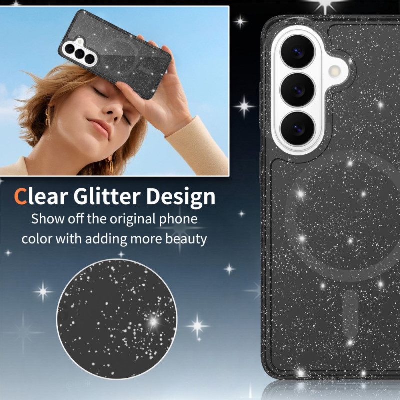 Hoesje Samsung Galaxy S26 Glitter Magnetische Portemonnee