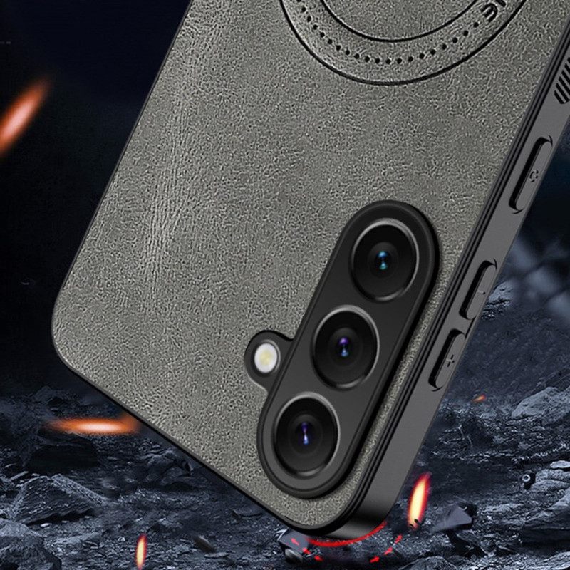 Hoesje Samsung Galaxy S26 Magnetisch Met Leerlook Bescherming Hoesje