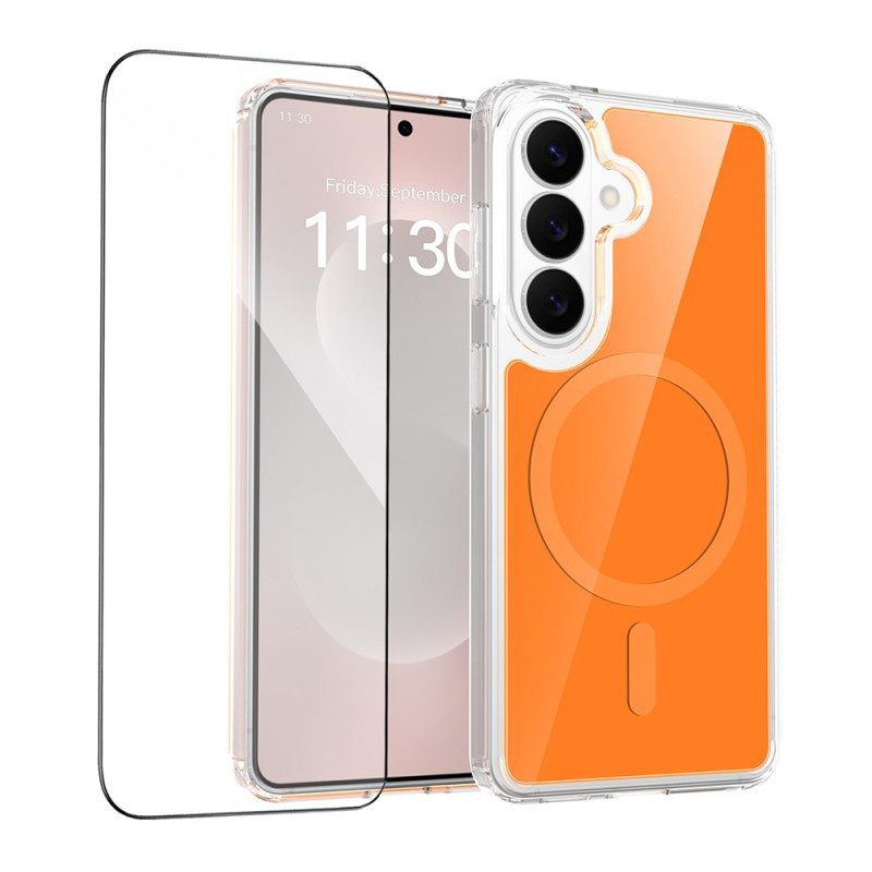 Hoesje Samsung Galaxy S26 Magnetisch Met Schokbestendig Gehard Glas