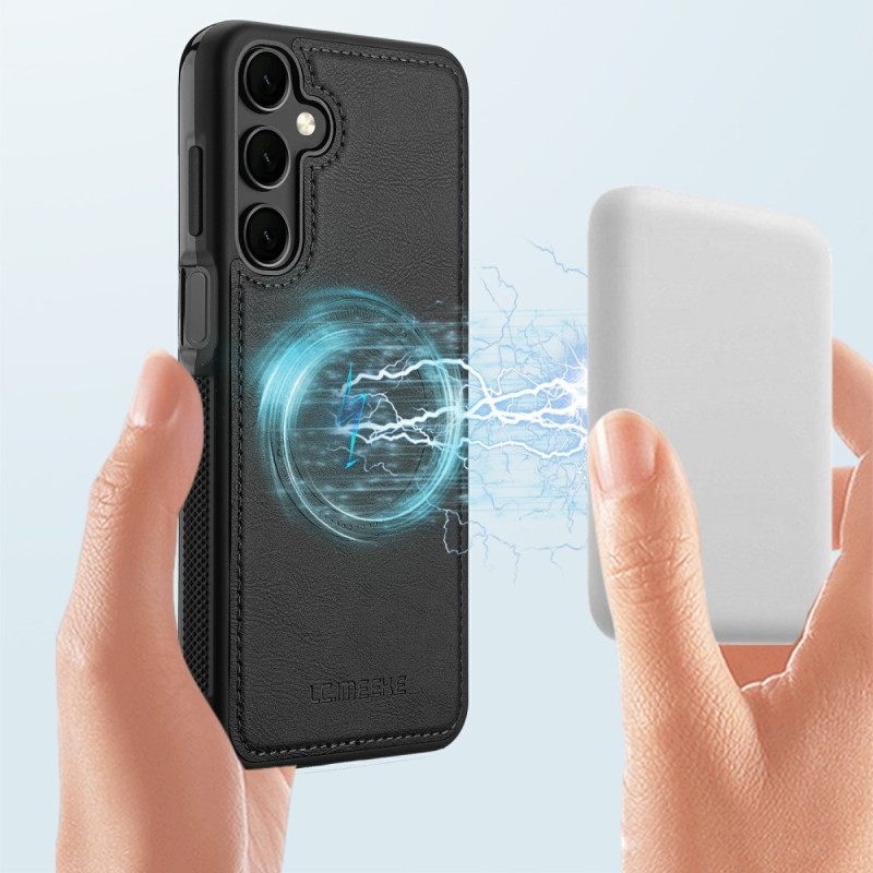 Hoesje Samsung Galaxy S26 Magnetische Portemonnee Met Leereffect Lc.imeeke