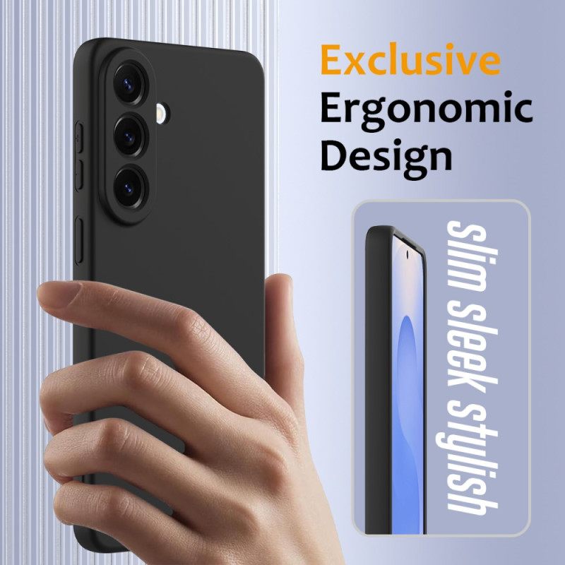 Hoesje Samsung Galaxy S26 Magnetische Portemonnee Van Vloeibare Siliconen