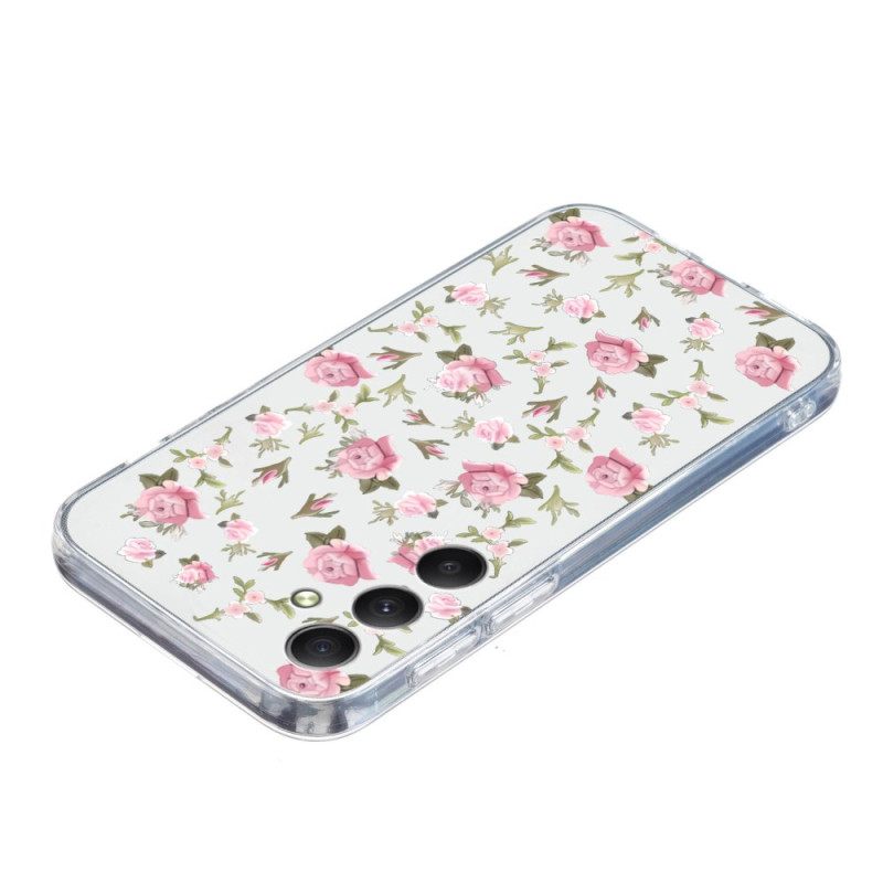 Hoesje Samsung Galaxy S26 Roze Bloemenpatroon
