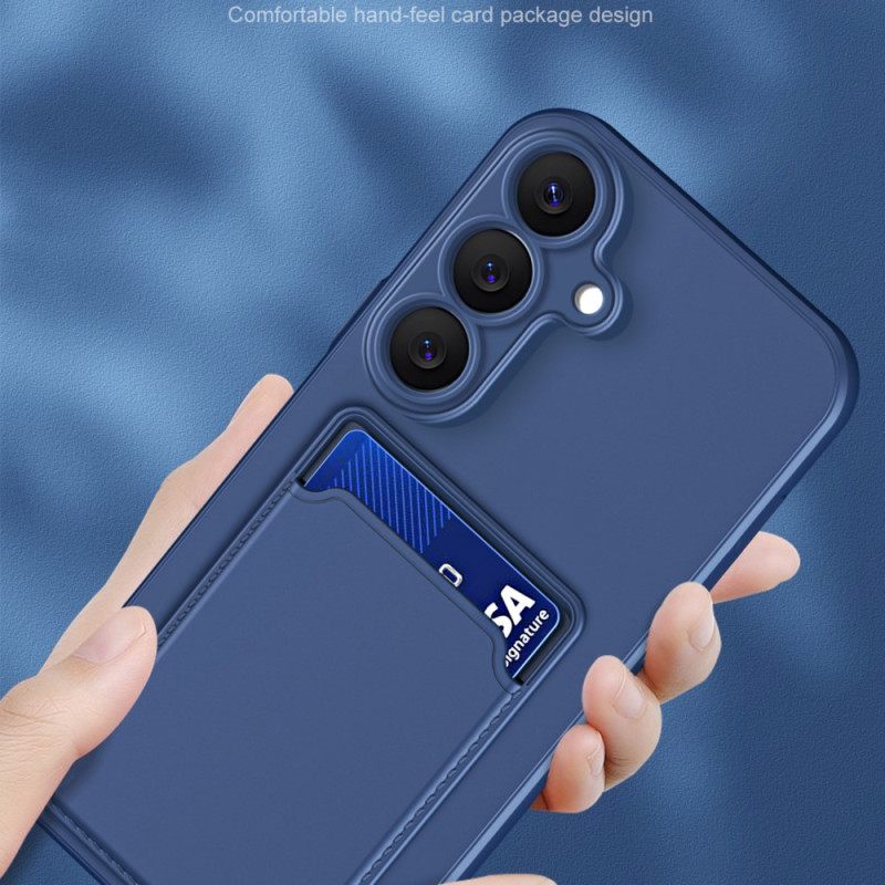 Hoesje Samsung Galaxy S26 Siliconen Met Kaarthouder Bescherming Hoesje