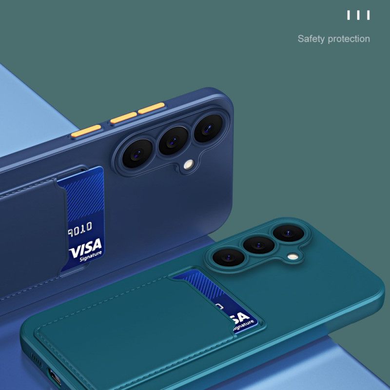 Hoesje Samsung Galaxy S26 Siliconen Met Kaarthouder Bescherming Hoesje