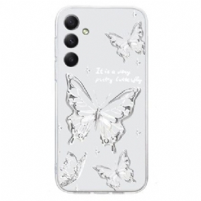 Hoesje Samsung Galaxy S26 Witte Vlinders