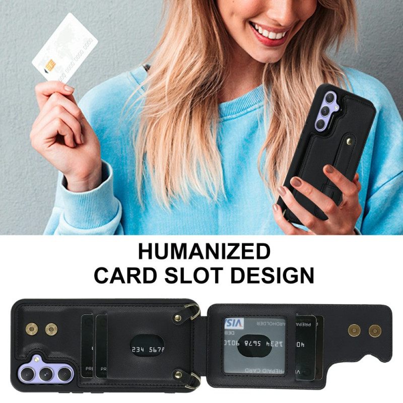 Hoesje Voor Samsung Galaxy S26 Kaarthouder En Schouderriem